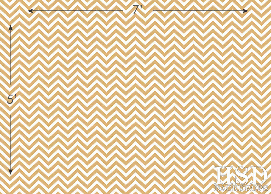 Gold Chevron - HSD Photography Backdrops 