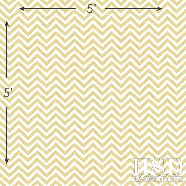 Soft Yellow Chevron - HSD Photography Backdrops 