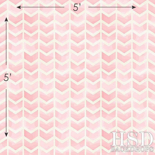 Pink Chevron Arrows - HSD Photography Backdrops 