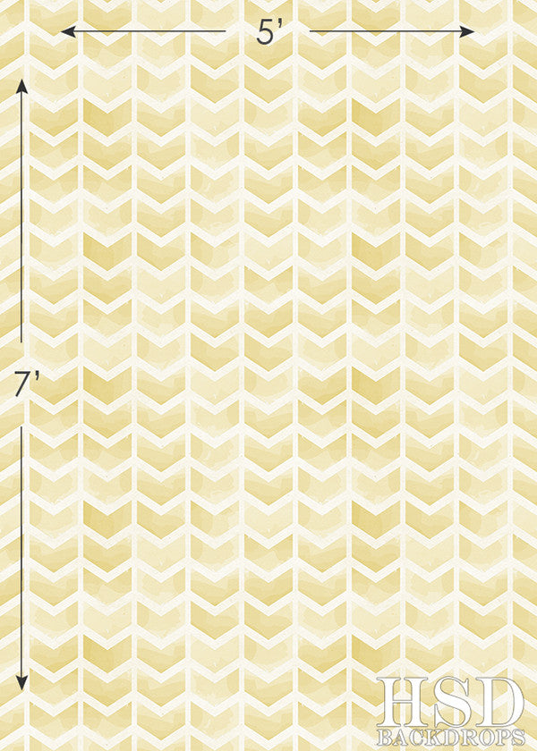 Yellow Gold Chevron Arrows - HSD Photography Backdrops 