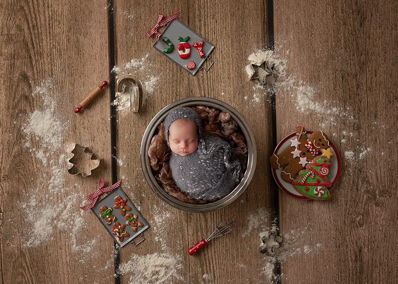 Gingerbread Cookies | Gingerbread Coll. | Digital - HSD Photography Backdrops 