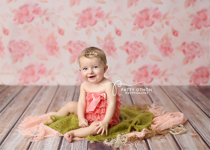 Photography Backdrop - Photo Background | Watercolor Flourish - HSD Photography Backdrops 