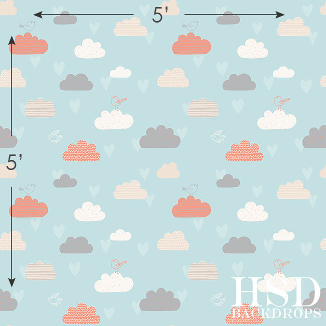 Head in the Clouds - HSD Photography Backdrops 