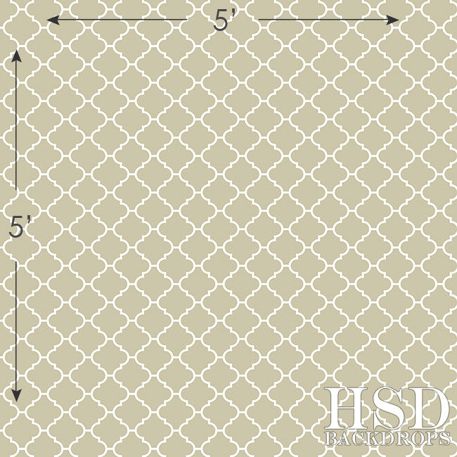 Beige Ornamental - HSD Photography Backdrops 