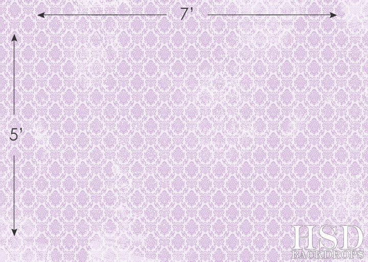 Lavender Damask - HSD Photography Backdrops 