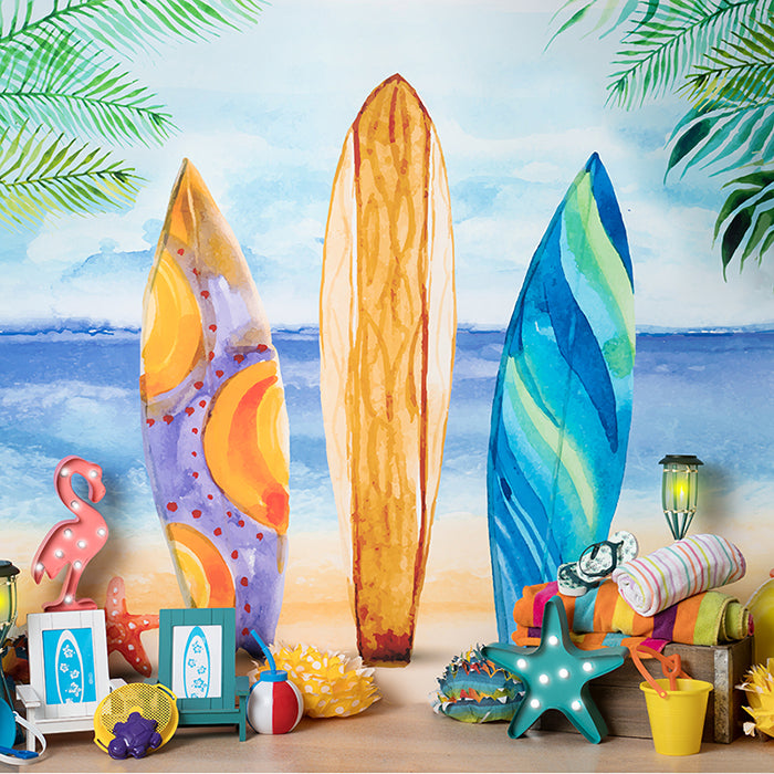 Just Beachy Set Up - HSD Photography Backdrops 