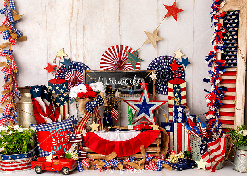 Country Fourth of July - HSD Photography Backdrops 