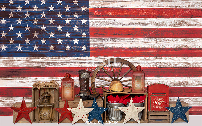 American Cowboy - HSD Photography Backdrops 