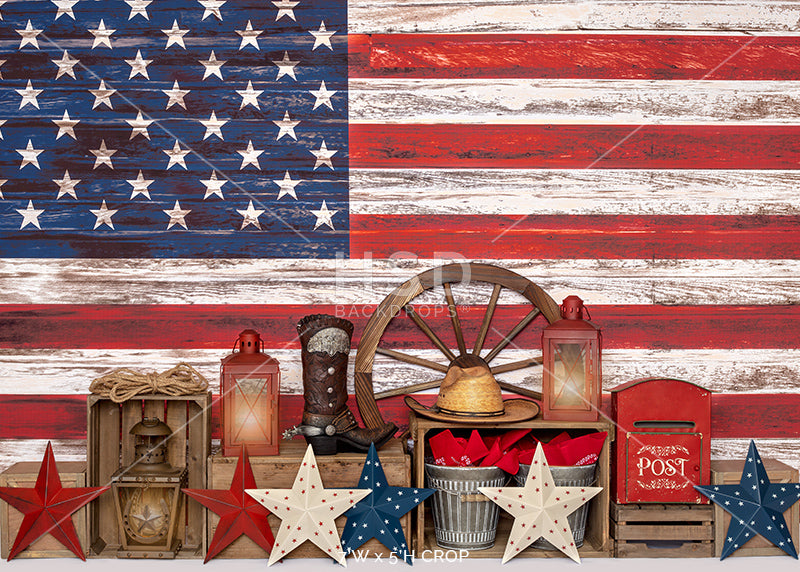 American Cowboy - HSD Photography Backdrops 