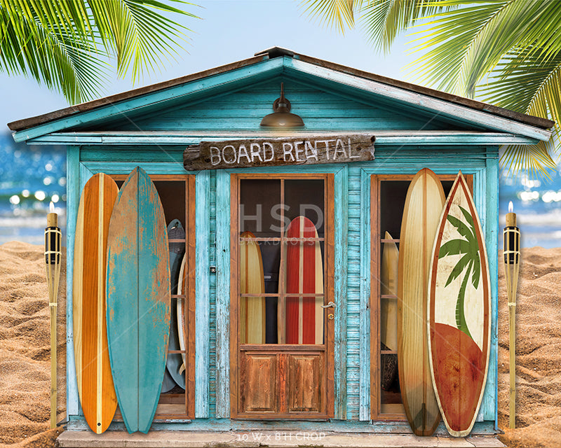 Surf Shop - HSD Photography Backdrops 