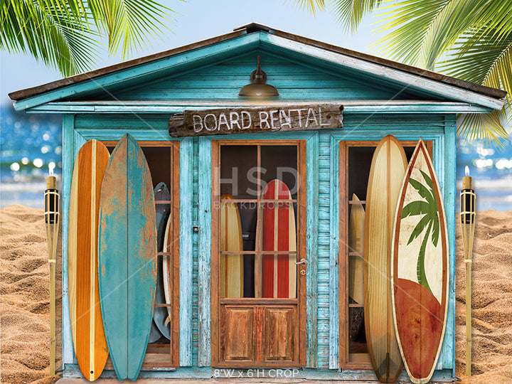 Surf Shop - HSD Photography Backdrops 