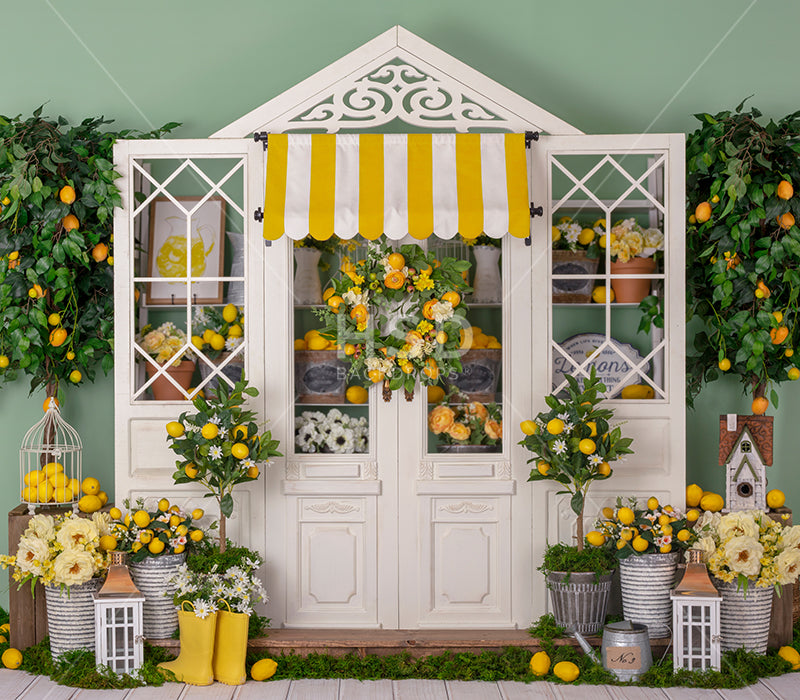 Lemon Greenhouse - HSD Photography Backdrops 