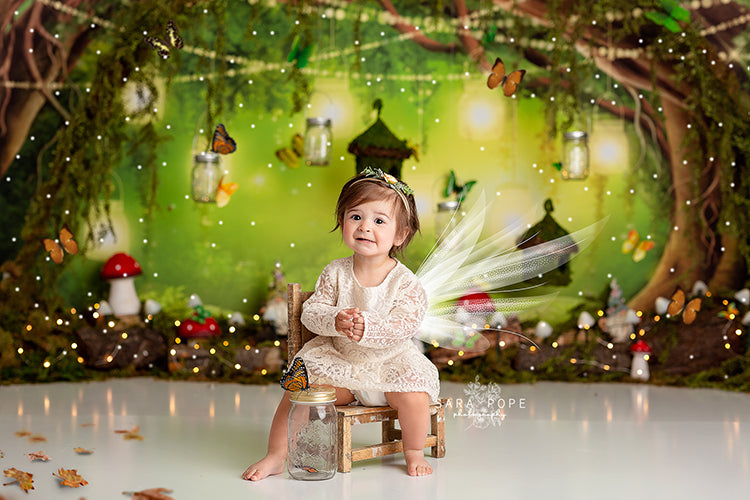 Enchanted Forest Tree (with lights) - HSD Photography Backdrops 