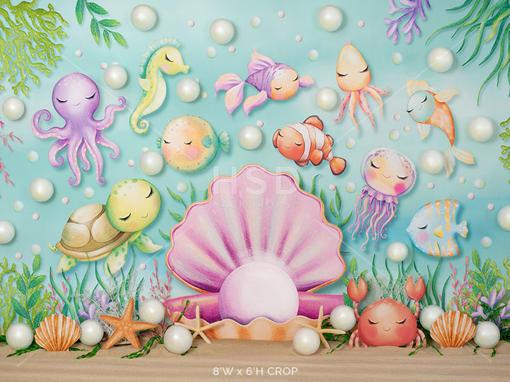 Sea Animals - HSD Photography Backdrops 