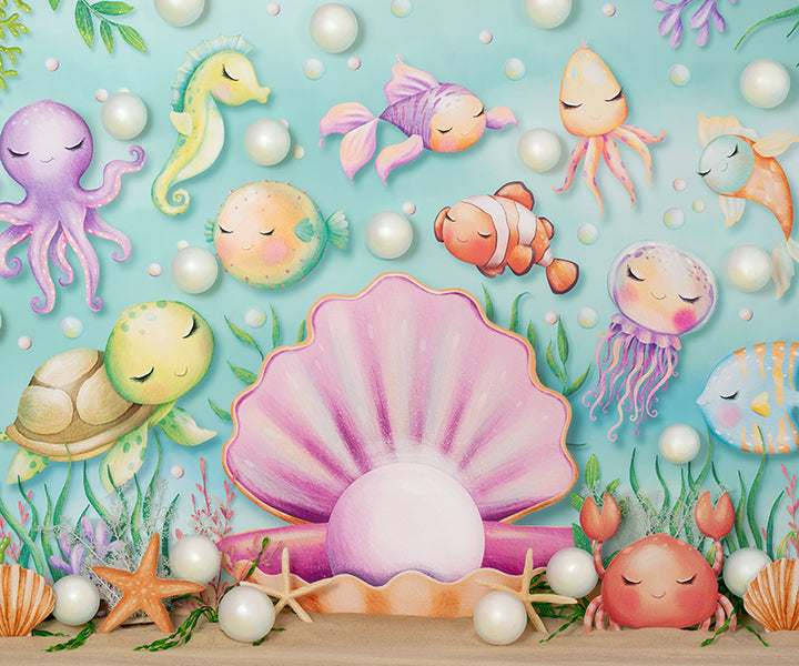 Sea Animals - HSD Photography Backdrops 