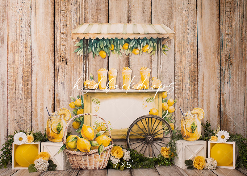 Rustic Lemonade Stand - HSD Photography Backdrops 