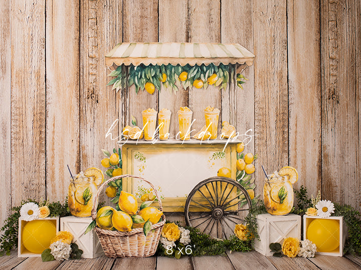 Rustic Lemonade Stand - HSD Photography Backdrops 