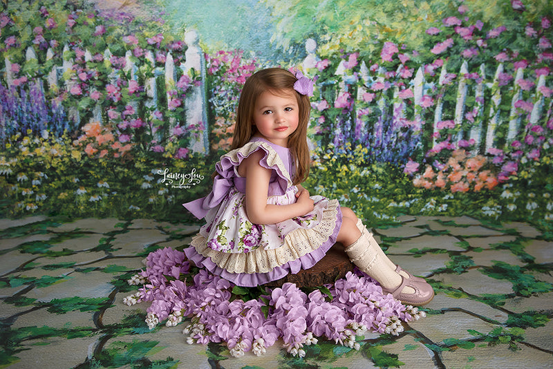 Spring Secret Garden (CANVAS) - HSD Photography Backdrops 