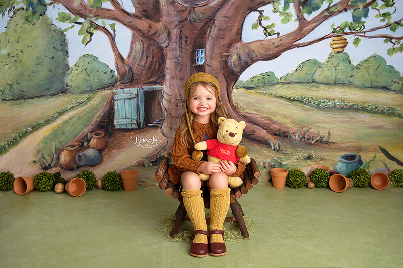 Honey Bear's Tree House - HSD Photography Backdrops 