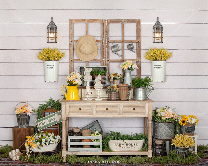 Mellow Yellow Spring - HSD Photography Backdrops 