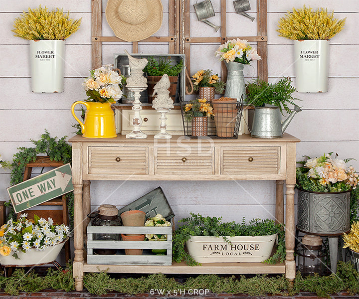 Mellow Yellow Spring - HSD Photography Backdrops 