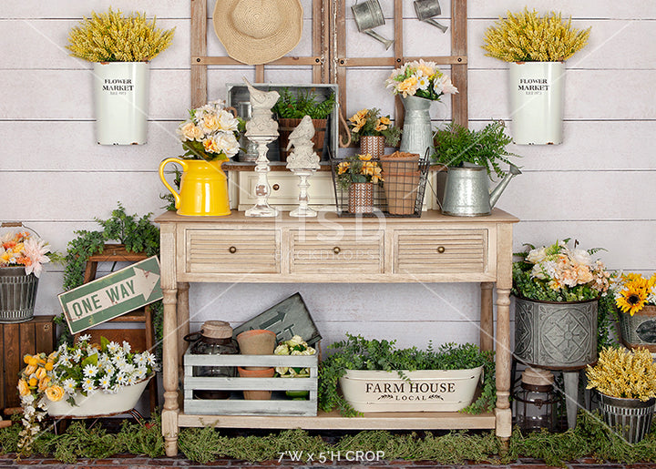 Mellow Yellow Spring - HSD Photography Backdrops 