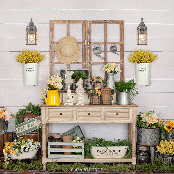 Mellow Yellow Spring - HSD Photography Backdrops 