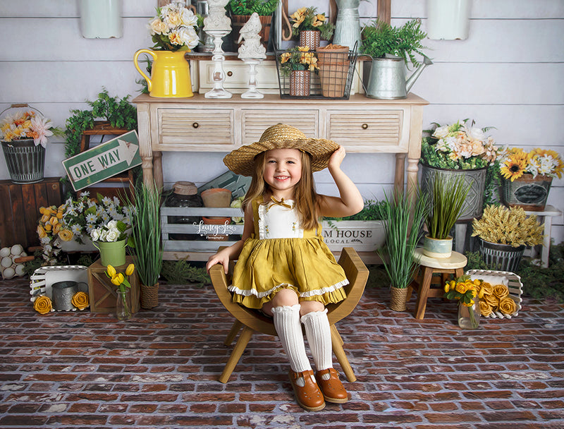 Mellow Yellow Spring - HSD Photography Backdrops 