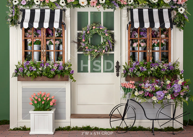 Spring Flower Shop - HSD Photography Backdrops 