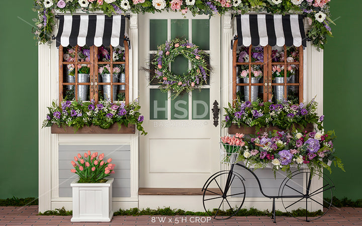 Spring Flower Shop - HSD Photography Backdrops 