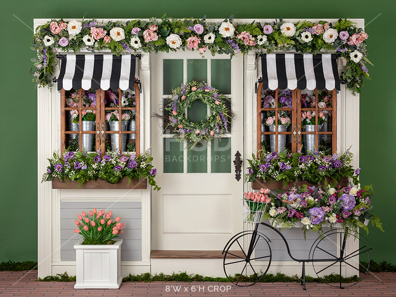 Spring Flower Shop - HSD Photography Backdrops 