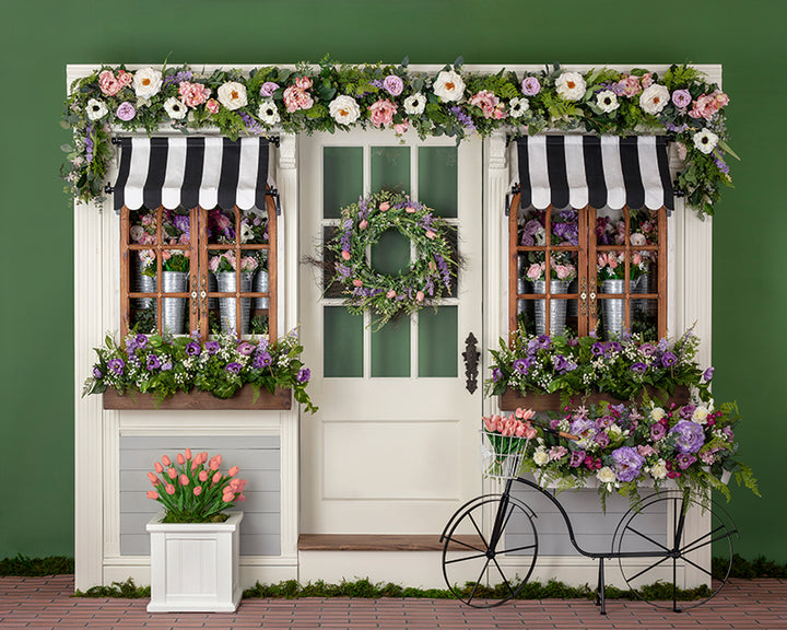 Spring Flower Shop - HSD Photography Backdrops 