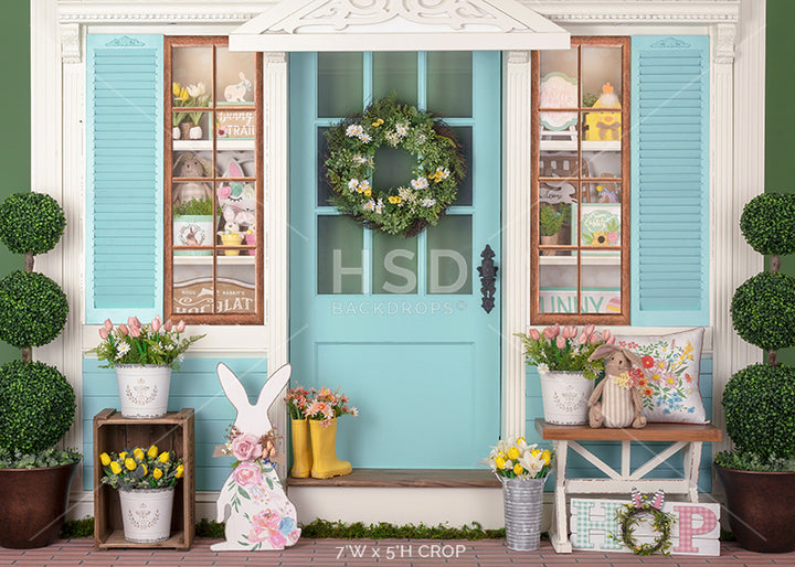 Easter House - HSD Photography Backdrops 