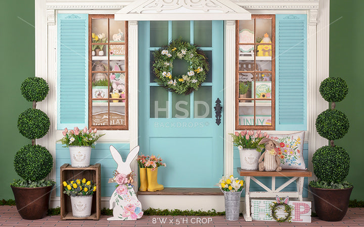 Easter House - HSD Photography Backdrops 