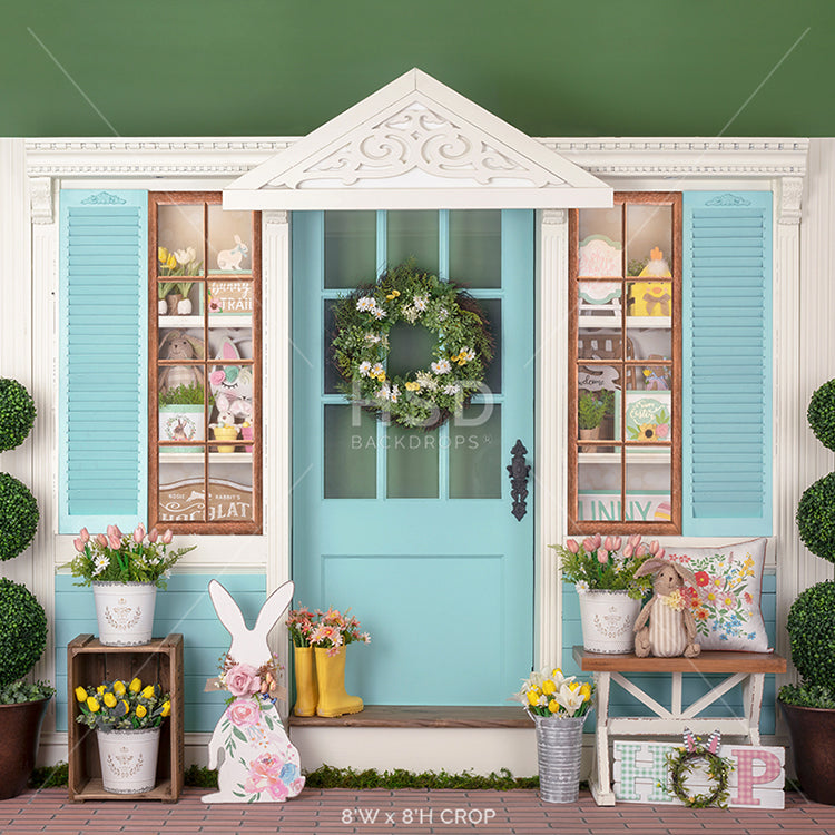 Easter House - HSD Photography Backdrops 