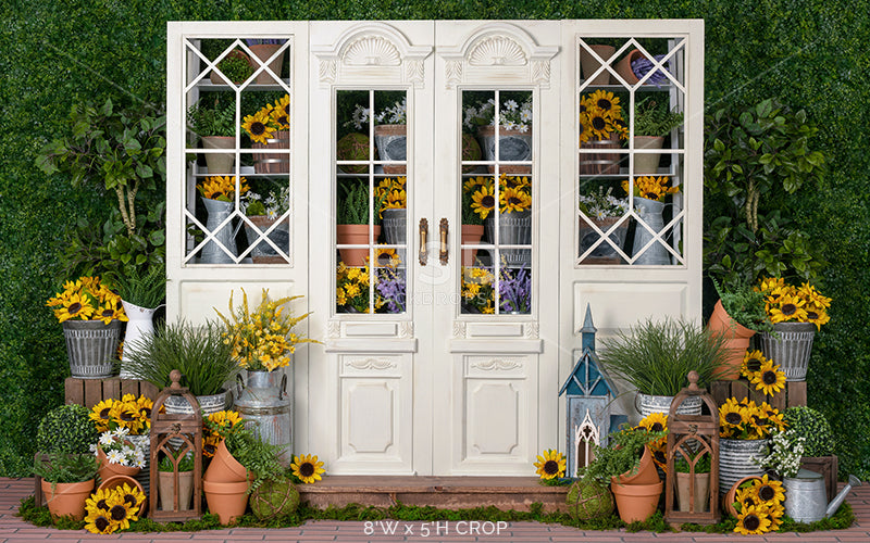 Sunflower Greenhouse - HSD Photography Backdrops 