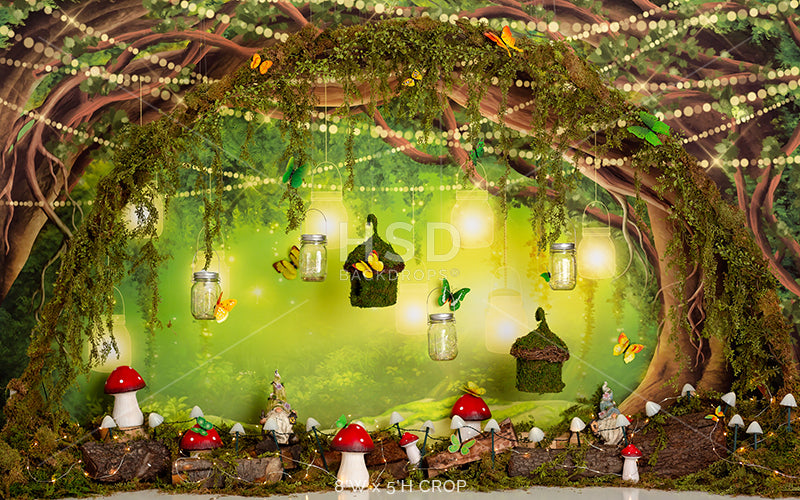 Enchanted Forest Tree (decorated) - HSD Photography Backdrops 