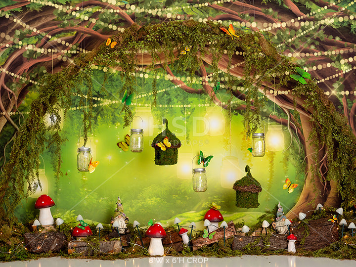 Enchanted Forest Tree (decorated) - HSD Photography Backdrops 