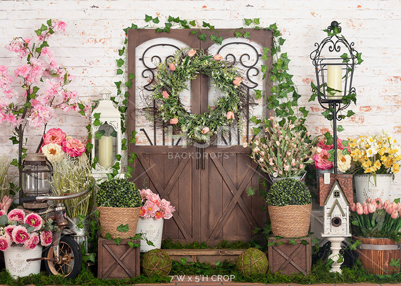 French Country Garden - HSD Photography Backdrops 