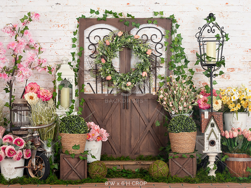 French Country Garden - HSD Photography Backdrops 