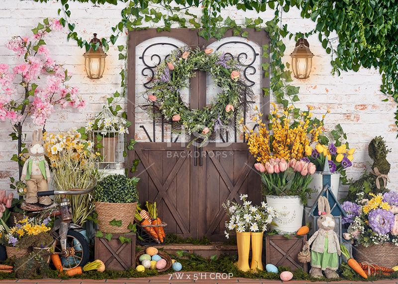 Easter Bunny's Garden - HSD Photography Backdrops 