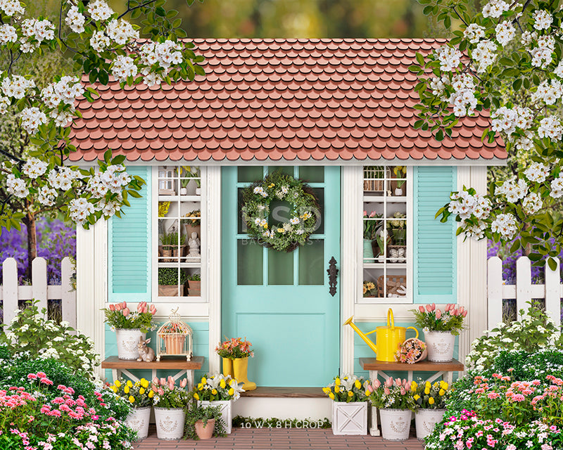 Spring Cottage - HSD Photography Backdrops 