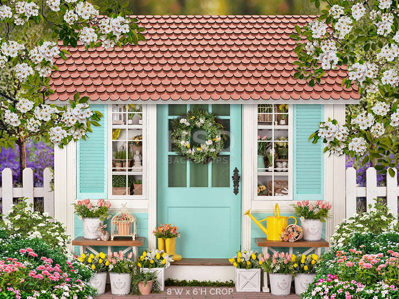 Spring Cottage - HSD Photography Backdrops 