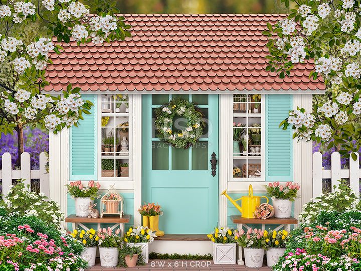 Spring Cottage - HSD Photography Backdrops 