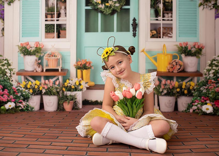 Spring Cottage - HSD Photography Backdrops 