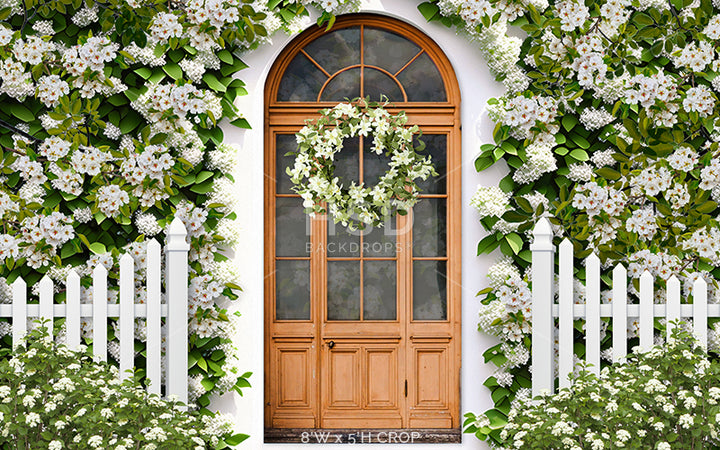 Hedge Wall Door - HSD Photography Backdrops 