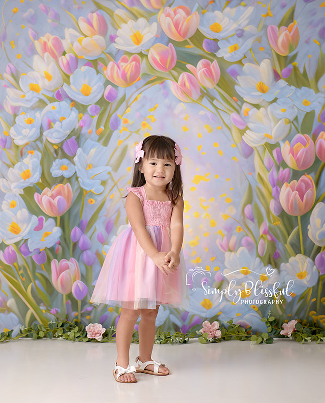 Spring Floral Arch - HSD Photography Backdrops 