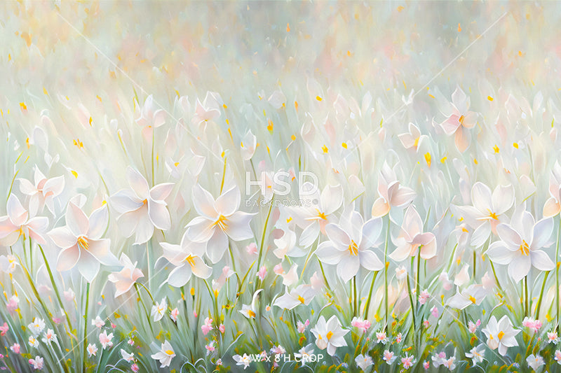 Dreamy Daffodils - HSD Photography Backdrops 