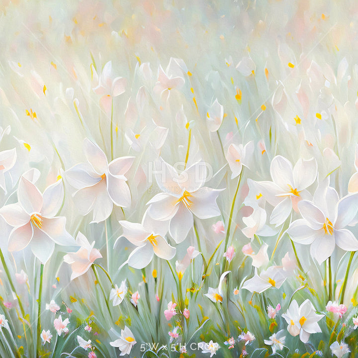 Dreamy Daffodils - HSD Photography Backdrops 