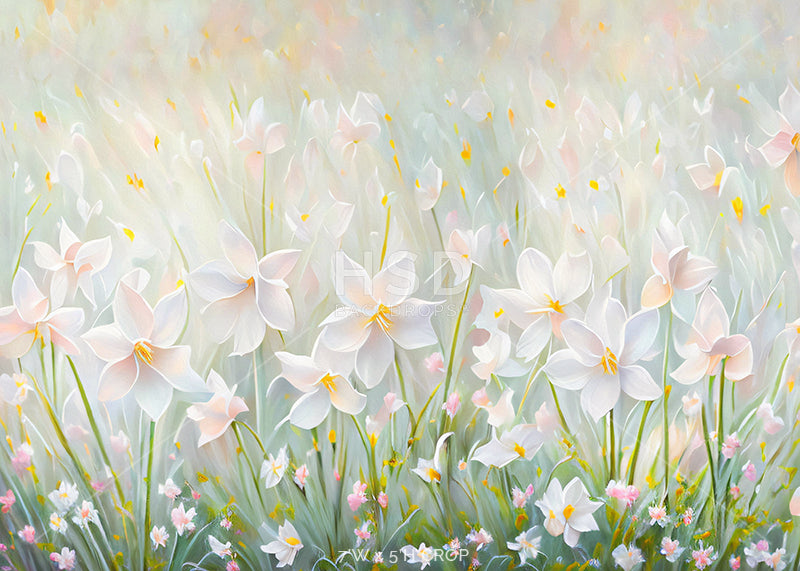 Dreamy Daffodils - HSD Photography Backdrops 